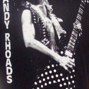 Vintage Randy Rhoads 1956-1982 rock t shirt