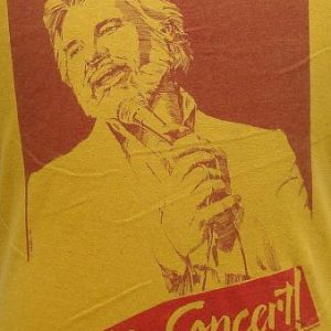 Vintage 84' Kenny Rogers World Tour v neck t shirt L