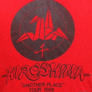 Vintage 1986 Hiroshima Another Place tour t shirt L