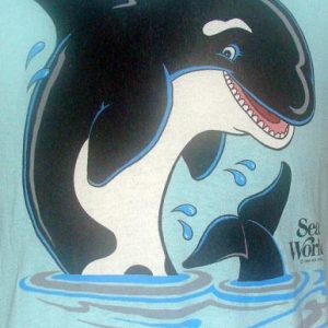 Vintage 1988 Shamu Sea World t shirt M