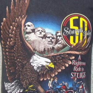 Vintage 1988 Black Hills Harley Davidson t shirt M