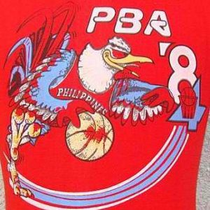 Vintage 84' PBA Philippines Basketball Association t shirt