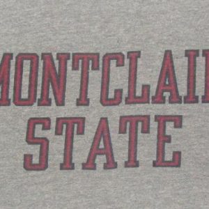 Vintage 70's Montclair State champion blue bar t shirt S