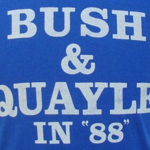 Vintage 88' Bush and Quayle t shirt