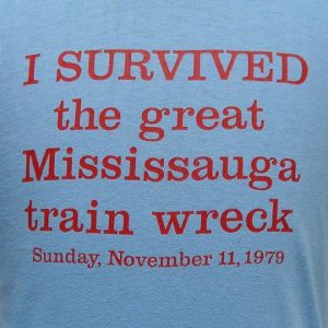 Vintage 1979 I SURVIVED the great Mississauga t shirt