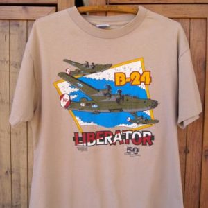 1991 B-24 Liberator American Eagle Collection Vintage TShirt