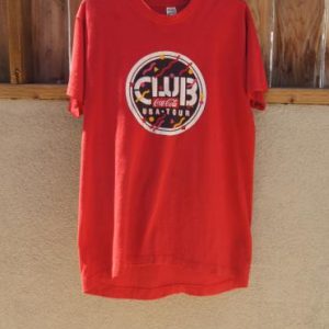 Vintage Club Coca Cola USA Tour Crew T Shirt by Screen Stars