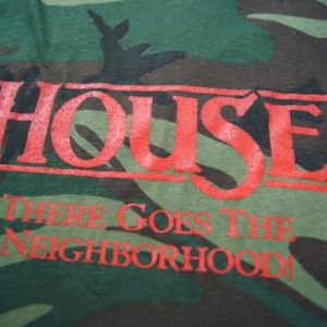 Vintage Camouflage T-shirtHouseThere Goes the Neigborhood