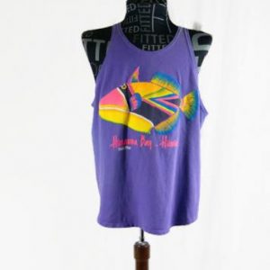 Vintage Hanauma Bay - Hawaii Bhakti Plus Surfer Tank Top