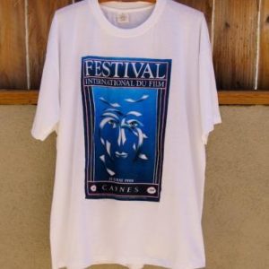 Rare Original Vintage 1988 Cannes Film FestivalT-Shirt