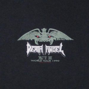 Death Angel 1990 Act III Vintage T Shirt 90's Thrash