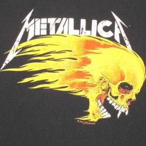 Metallica 1994 Live Sh!t Tour Vintage T Shirt Pushead Dates