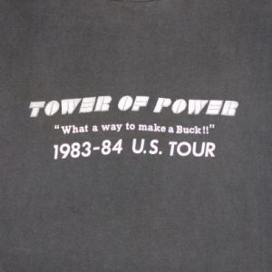 Tower Of Power 1983 Vintage T Shirt US Tour Concert 80's