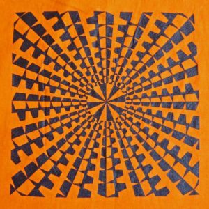 Geometric Illusion 80's Vintage T Shirt Op Art Deadstock