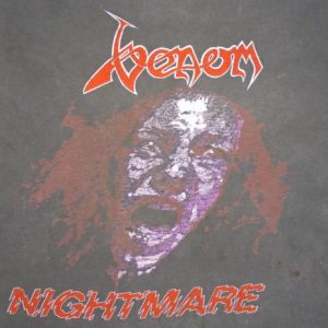 Venom 1986 Nightmare Vintage T Shirt 80's