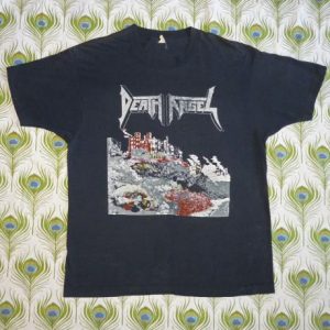 Death Angel Vintage 80's Ultra-Violence Concert T Shirt 1987