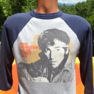 vintage BRUCE SPRINGSTEEN raglan concert tour t-shirt 1984