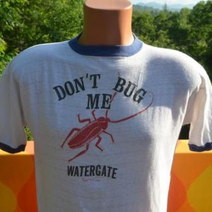 vintage 1973 WATERGATE richard nixon scandal ringer t-shirt