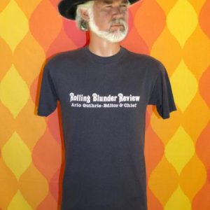 vintage ARLO GUTHRIE rolling blunder review concert tee