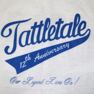 vintage TATTLETALE bar restaurant anniversary wtf t-shirt 80