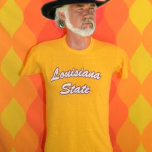 vintage LSU louisiana state university t-shirt tigers gold