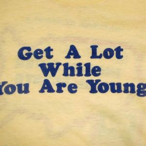 vintage GET A LOT real estate florida 70s t-shirt sex funny