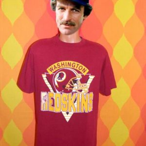 vintage washington REDSKINS nfl football t-shirt 80s XL