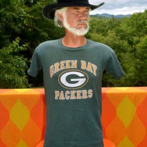 vintage GREEN BAY packers nfl football t-shirt logo 7 80s