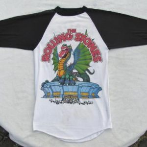 Rolling Stones ORIGINAL VINTAGE RARE 1981 SEATTLE Tour Shirt