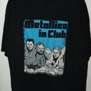 Vintage Stubborn Metallica Club Harley Style Logo T-shirt