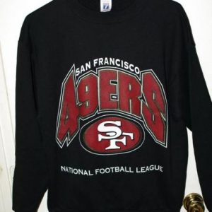 Vintage Logo 7 San Francisco 49ers Crew Neck Sweatshirt