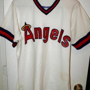 Vintage 70s/80s Medalist Sand Knit California Angels Jersey