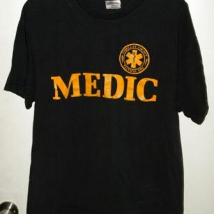 Vtg 90s Pinellas County Florida Tactical EMS Medic T-shirt