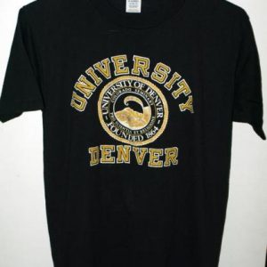 Vintage 80s NCAA University Denver Pioneers T-shirt