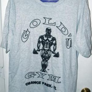 Vintage 90s Golds Gym Orange Park Florida T-shirt