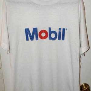 Vintage FOTL Best 50/50 Mobil Oil Company T-shirt