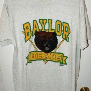 Vintage 80s Russell 50/50 Baylor University Bears T-shirt