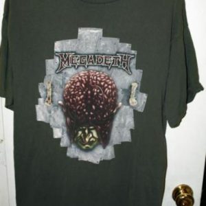 Vintage 1995 Megadeth North American Tour/Concert T-shirt