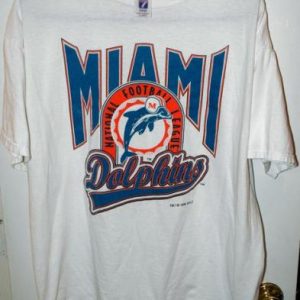 Vintage 1996 Logo 7 Miami Dolphins T-shirt