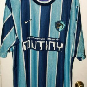 Vintage 90s Nike MLS Tampa Bay Mutiny Blank Jersey