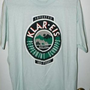 Vintage Klar Eis Black Forest Peppermint Schnapps T-shirt