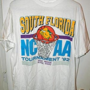 Vintage 1992 South Florida Bulls NCAA Tournament T-shirt