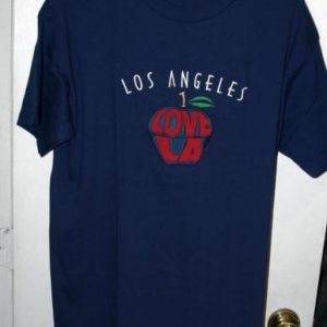 Vtg 90s I Love LA/Los Angeles California Embroidered T-shirt