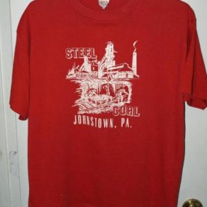 Vintage Hef-T Steel & Coal Johnstown Pennsylvania T-shirt