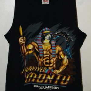 Vintage 90s Busch Gardens Montu Dazed & Confused Tank Top