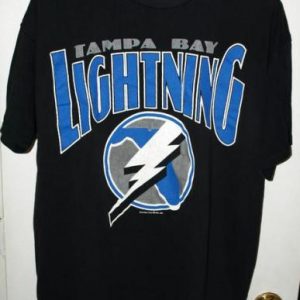 Vintage 1991 Tampa Bay Lightning Inaugural Season T-shirt