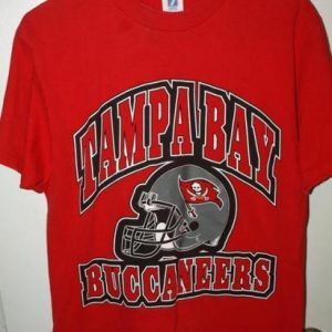 Vintage Logo 7 Tampa Bay Buccaneers New Logo T-shirt