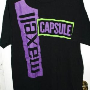 Vintage 90s Maxell Capsule Audio Tape Cassette T-shirt