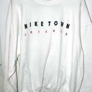 Vintage Nike Town Chicago White Tag Made in USA Sweatshirt