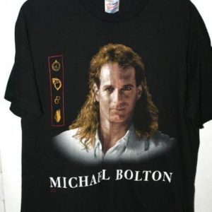 Vintage 90s Michael Bolton Holiday Tour Concert T-shirt